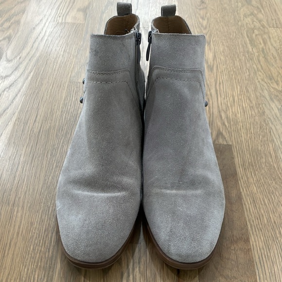 Franco Sarto Women's Gray Robin Graham Suede Leather Booties Boots - Picture 3 of 8